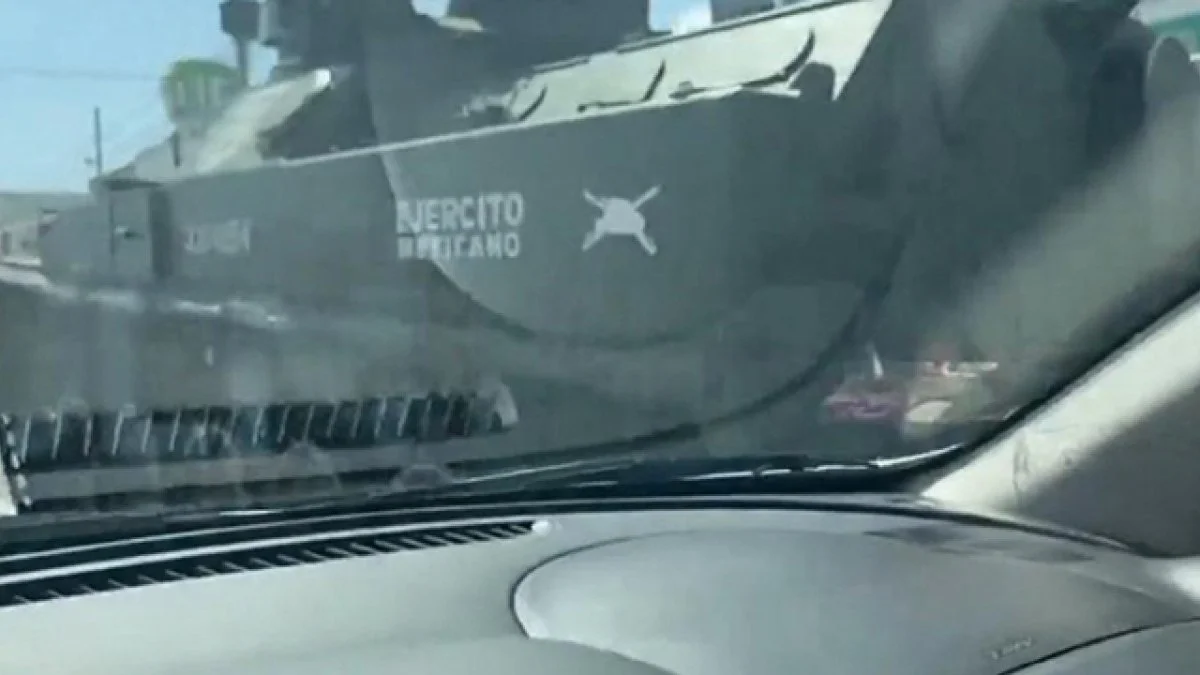 Reportan tanques del Ejército en calles de Aguascalientes tras abatimiento de “El Mencho”