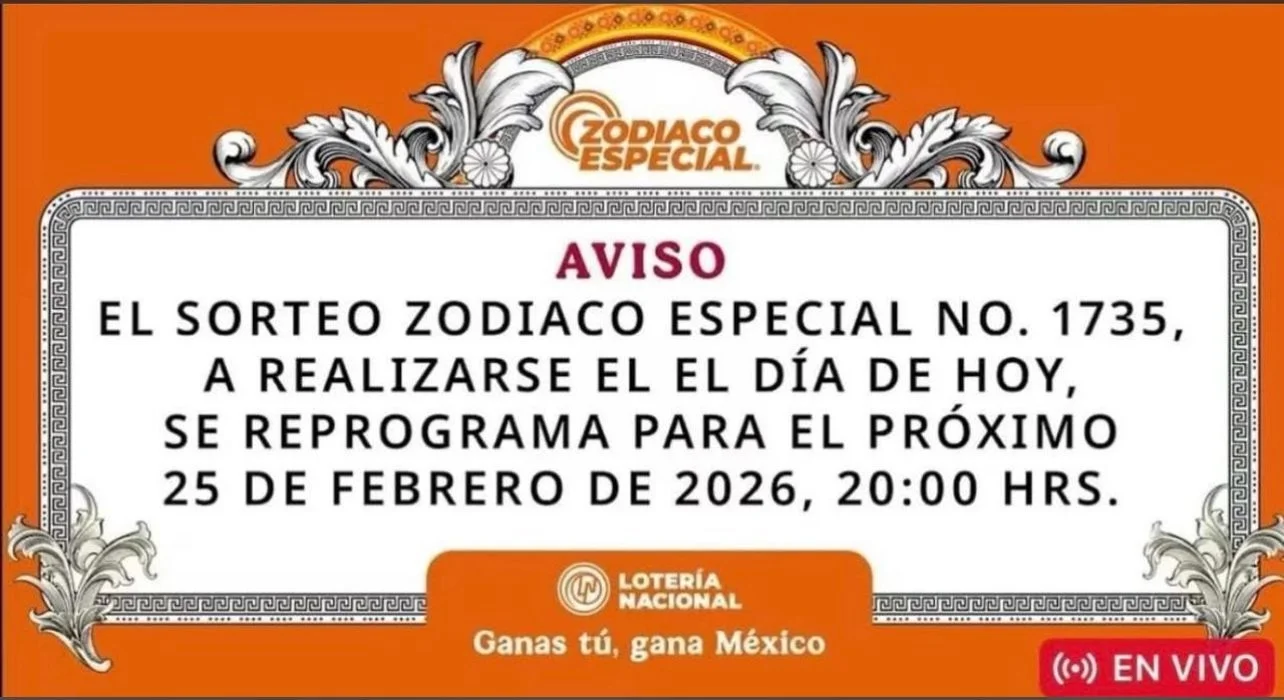 El sorteo, originalmente planeado para este 22 de febrero, fue reprogramado para el próximo miércoles.
