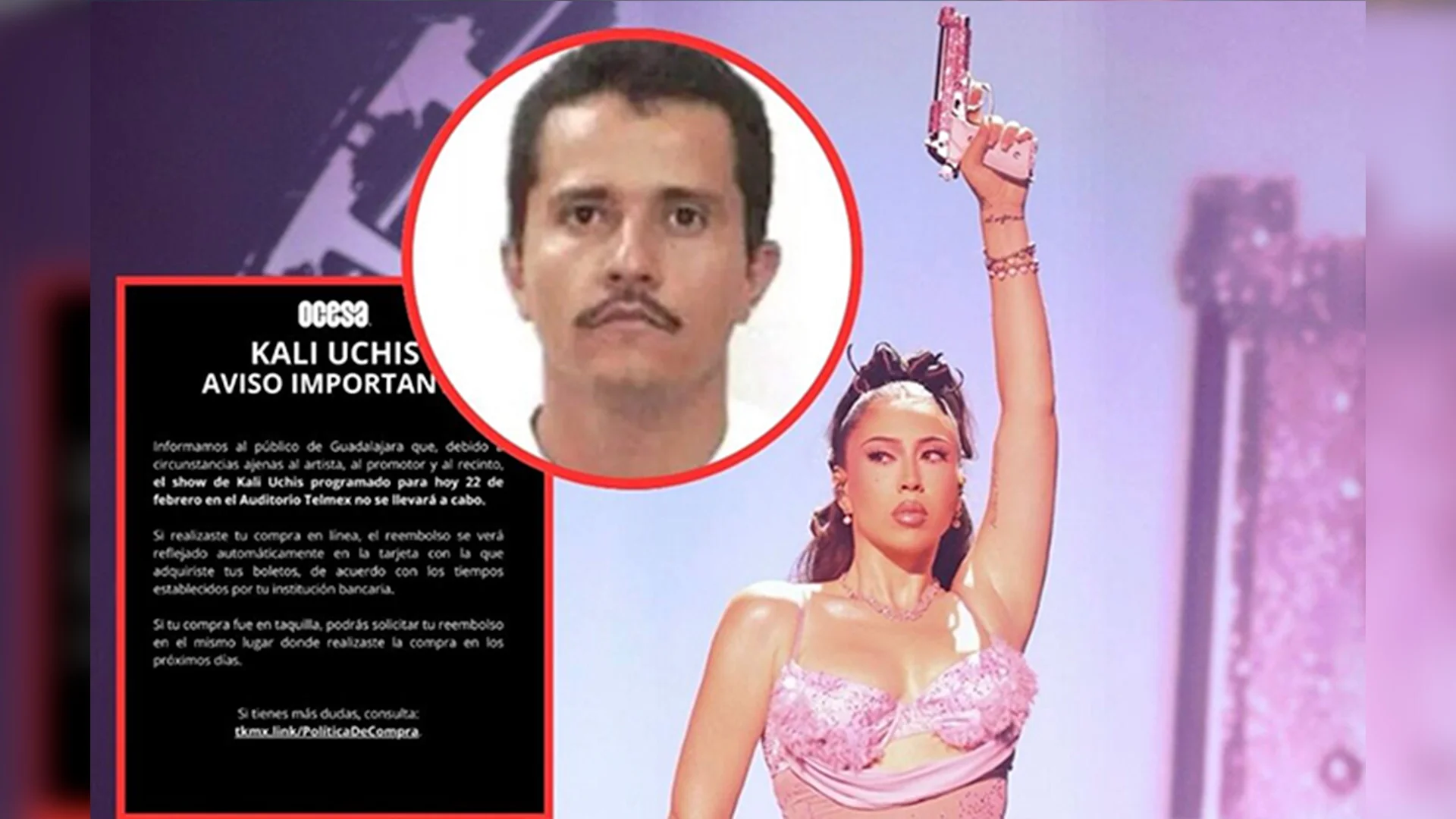 Anuncia Ocesa la suspensión del concierto de Kali Uchis, y también se cancela obra de Issabela Camil.