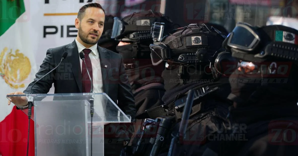 Alcalde de Piedras Negras respalda estrategia estatal de seguridad y refuerza coordinación policial para blindar la región contra el crimen organizado.