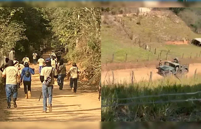 Autodefensas de Guerrero y “Los Ardillos” se enfrentan con drones en Juan R. Escudero