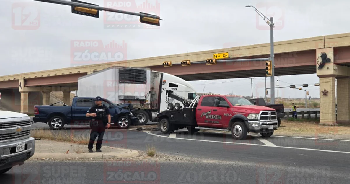 Tres vehículos involucrados en aparatoso accidente en Loop 480 e Indio Hwy