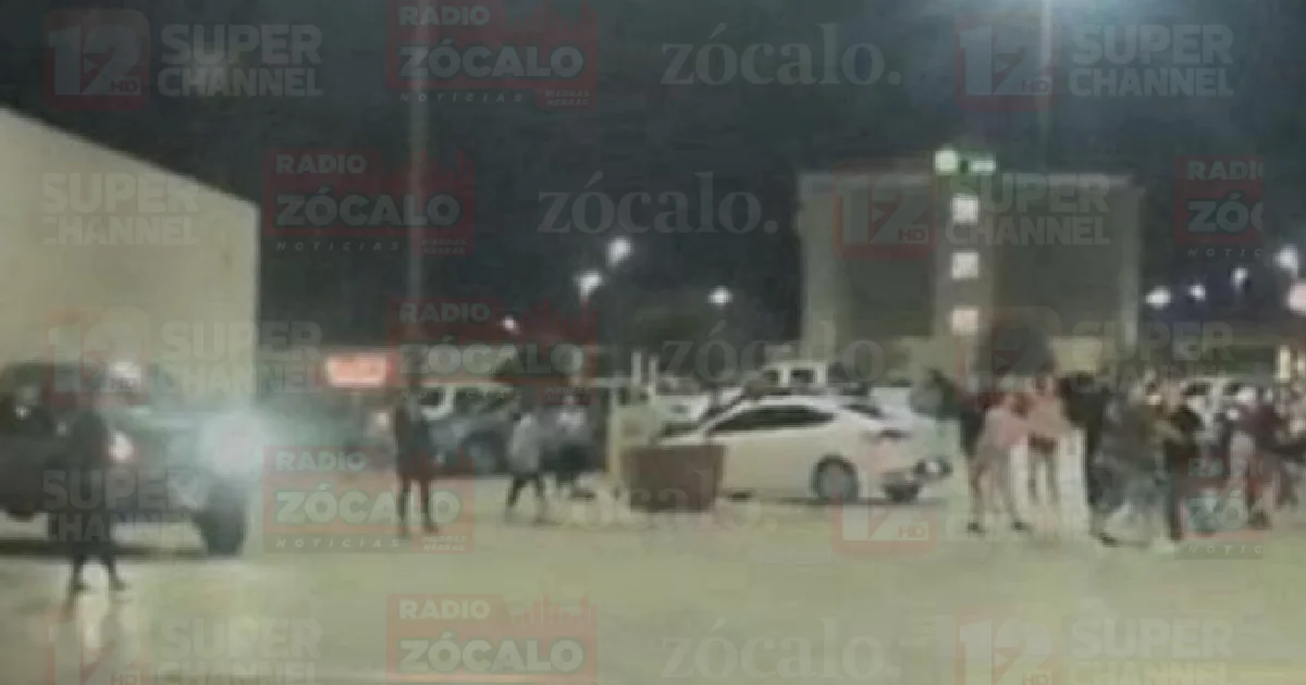 Riña en estacionamiento de mall termina con 4 arrestos