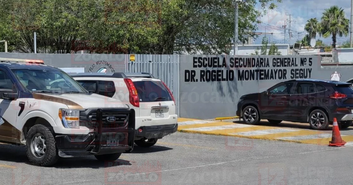Estudiante resulta lesionada tras caída en secundaria de la Nueva Americana