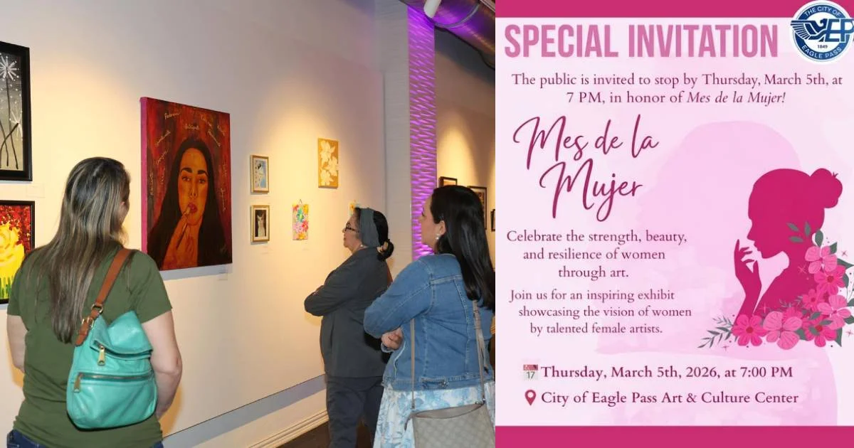 Invitan a muestra artística para reconocer el talento femenino en Eagle Pass