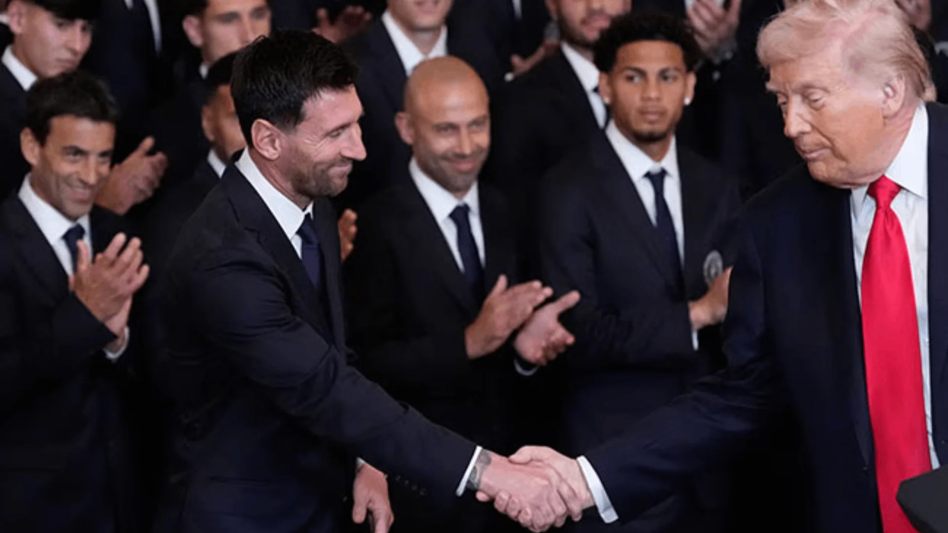 Lionel Messi y el Inter Miami visitaron a Trump en la Casa Blanca