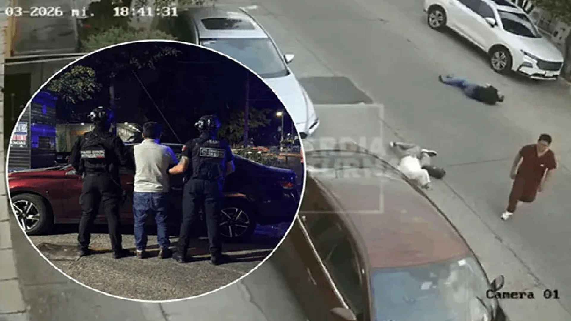 Hombre noquea a pareja de ancianos que le pidieron mover su coche en Guadalajara; fue detenido