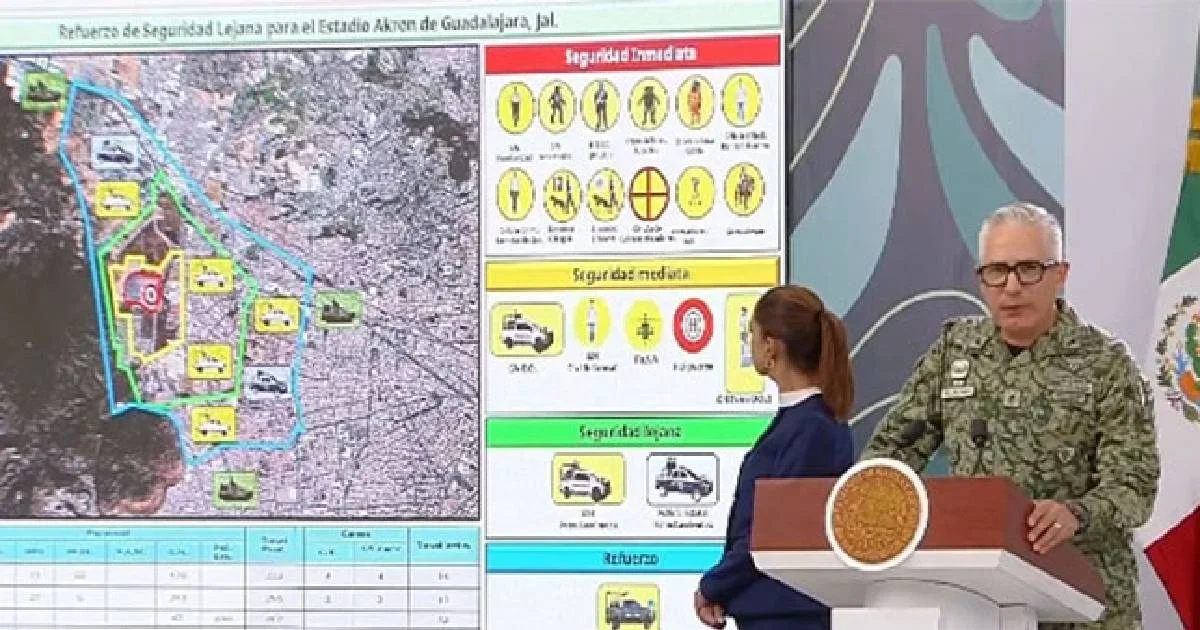 México blindará sedes del Mundial con casi 100 mil efectivos de seguridad