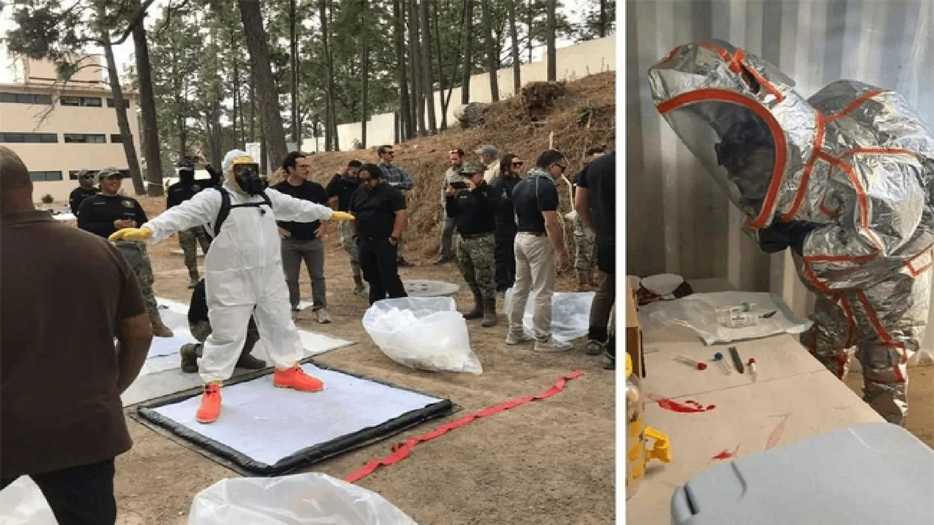 Rumbo al Mundial 2026, la Marina informó que personal de la Armada concluyó un adiestramiento contra incidentes químicos y biológicos.