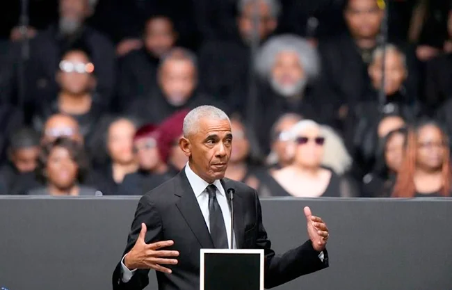 Arremete Obama contra Trump en homenaje a Jesse Jackson