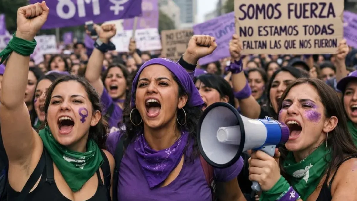 Durante la marcha por el Día Internacional de la Mujer, ciertas frases o consignas sirven para captar la atención del público y de los medios de comunicación y permiten que las causas defendidas se escuchen claramente