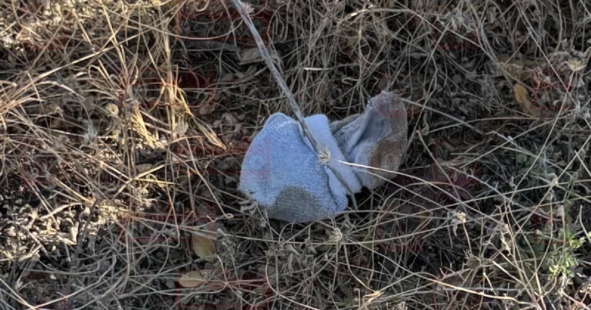 Migrante pide auxilio, pero solo hallan sus calcetines