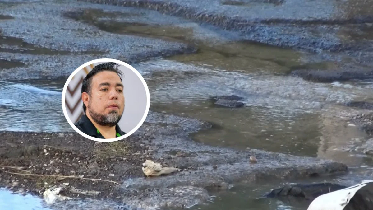 Refuerzan base del vado en la colonia Don Antonio por condiciones del terreno; avanza obra