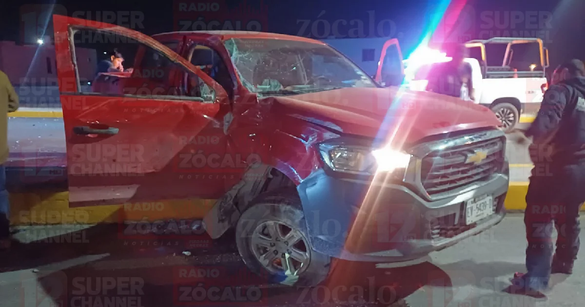 Aparatoso choque deja lesionados, entre ellos un bebé