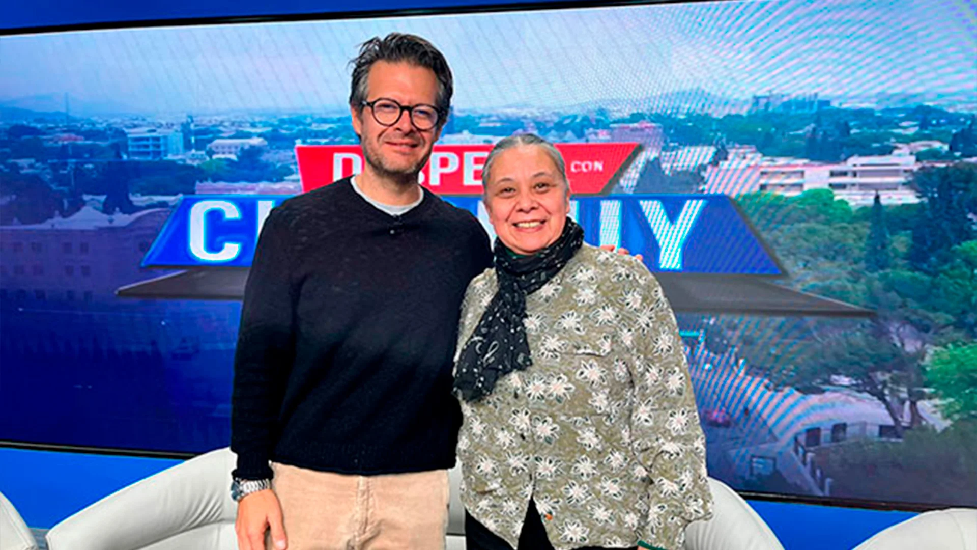 La maestra habló en Despega con Chuchuy de su pasión por la música y particularmente de las percusiones.