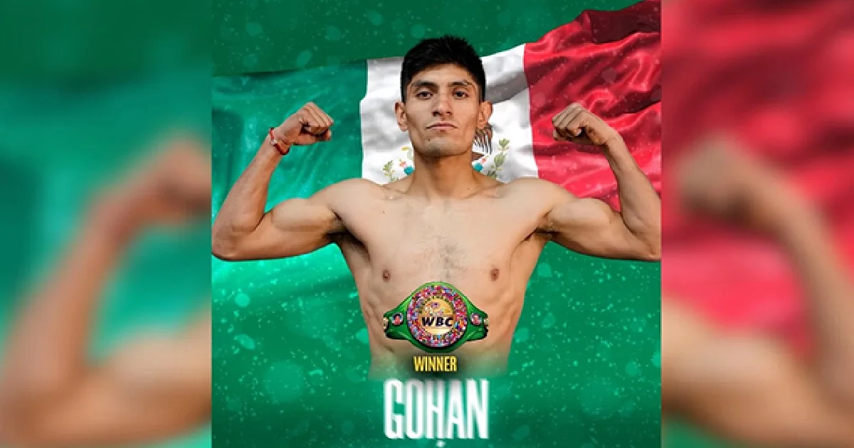 El mexicano Gohan Rodríguez conquista título plata supermosca del CMB