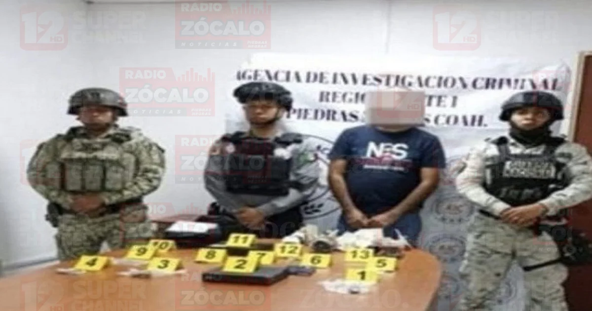Detenido en laboratorio de droga es turnado a la autoridad federal