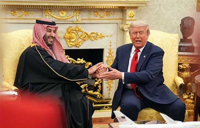 El príncipe Mohammed argumentó que Irán representa una amenaza a largo plazo para el Golfo que solo puede eliminarse si se cambia al gobierno