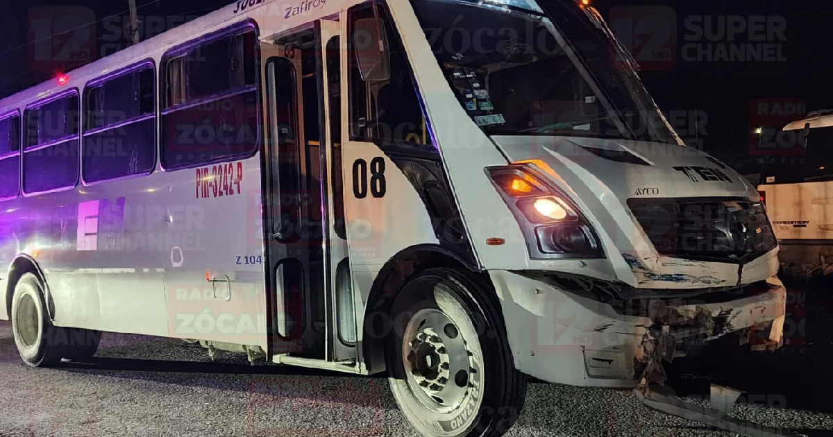 Conductor provoca choque y es detenido tras intento de fuga