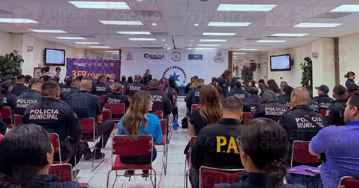 Refuerzan capacitación policial con enfoque de género