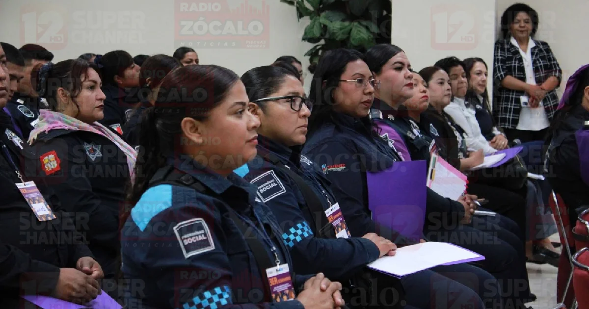 Policías de Acuña se capacitan en Agrupaciones Violeta