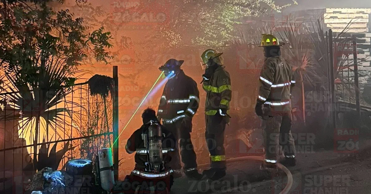 “Raidolito” causa incendio en casa de la colonia 5 de Mayo