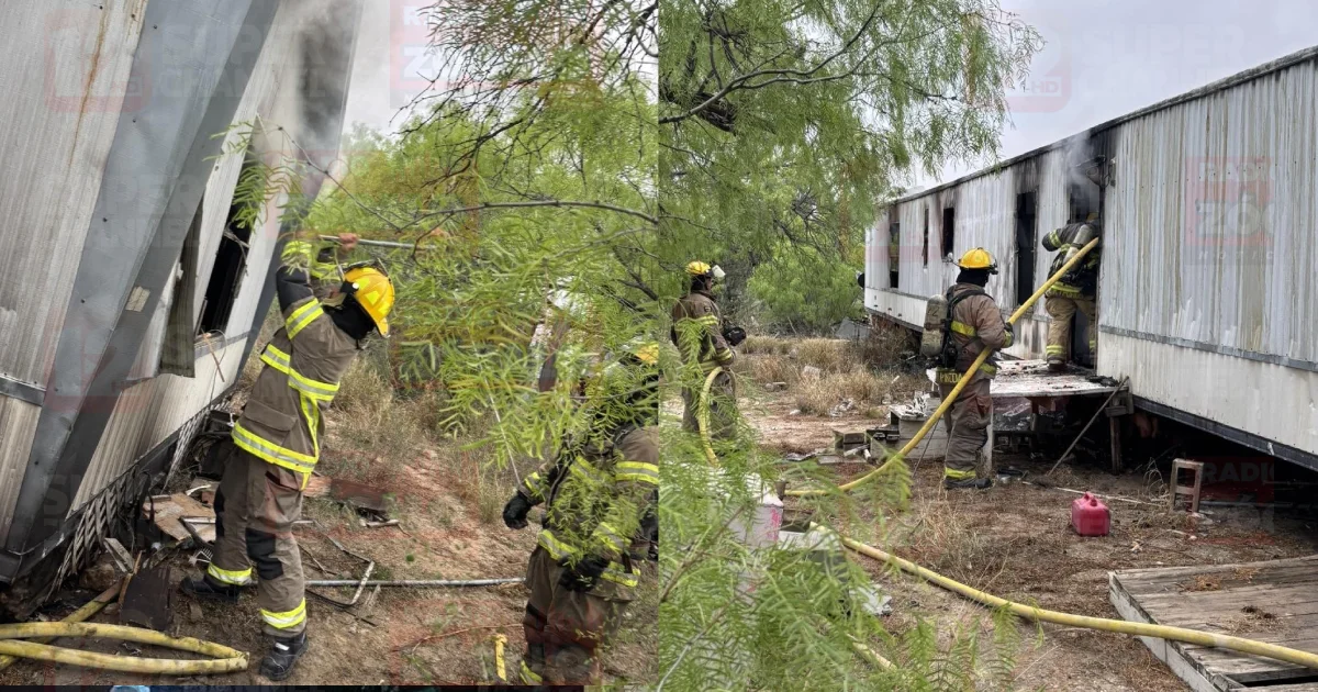 Bomberos controlan fuego en vivienda abandonada en Rosita Valley