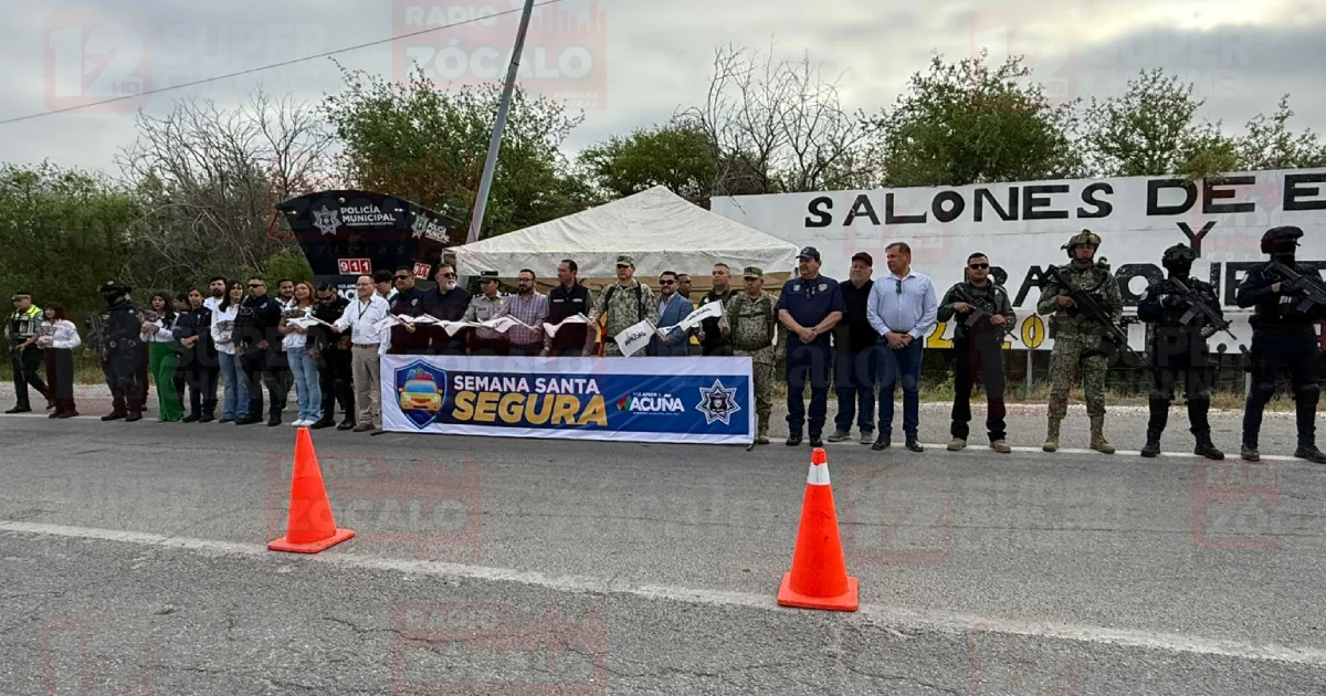 Refuerzan seguridad con inicio del operativo de Semana Santa