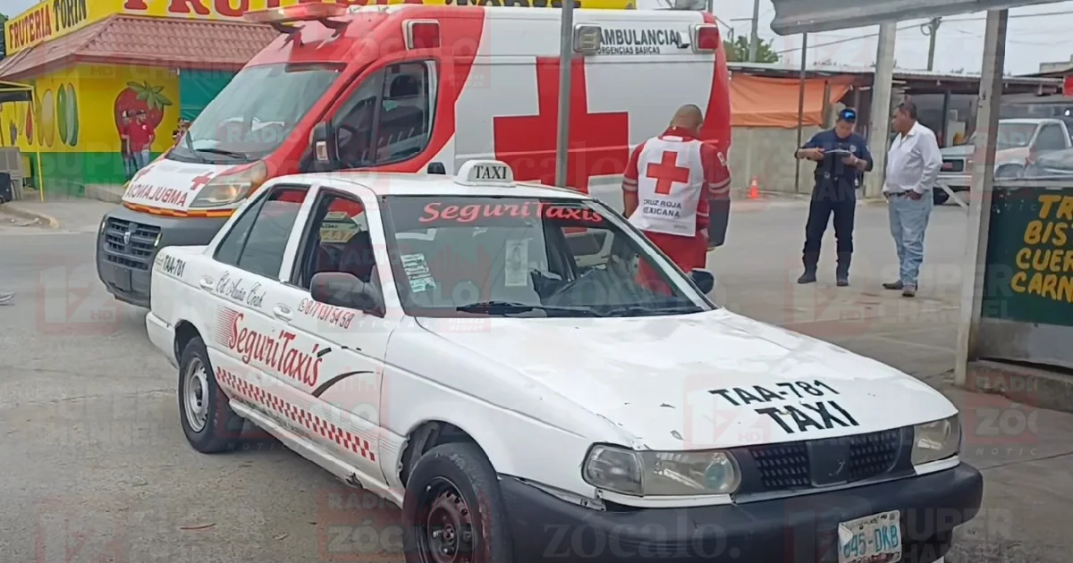 Taxi atropella a menor en Acoros