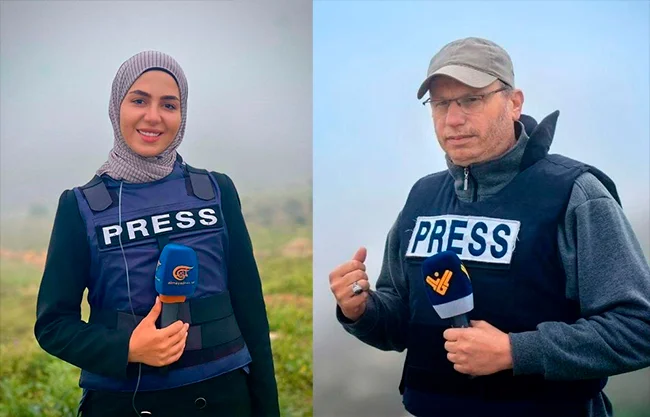 Mueren 3 periodistas en un ataque aéreo israelí en el sur del Líbano