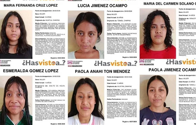 Localizan a 4 de las 6 jóvenes desaparecidas en Chiapas; habrían escapado de una casa hogar