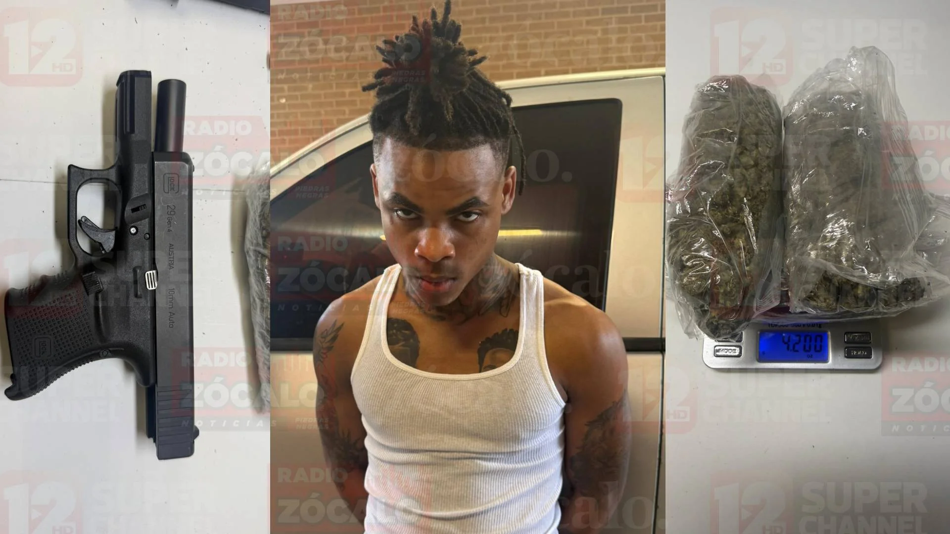 El arma encontrada estaba lista para ser disparada