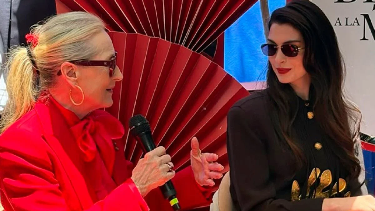 Meryl Streep y Anne Hathaway promocionan El Diablo viste a la Moda 2 en México