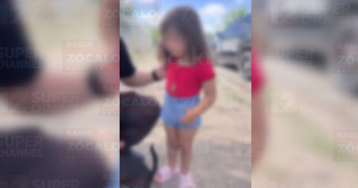 Localizan a niña sola en calles de Seco Mines