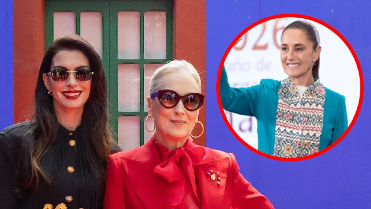 Meryl Streep elogia a Claudia Sheinbaum durante su visita a México