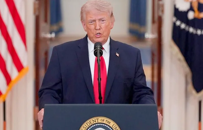 El Presidente aseguró que han eliminado a la Marina iraní y que la mayoría de sus líderes ya están muertos