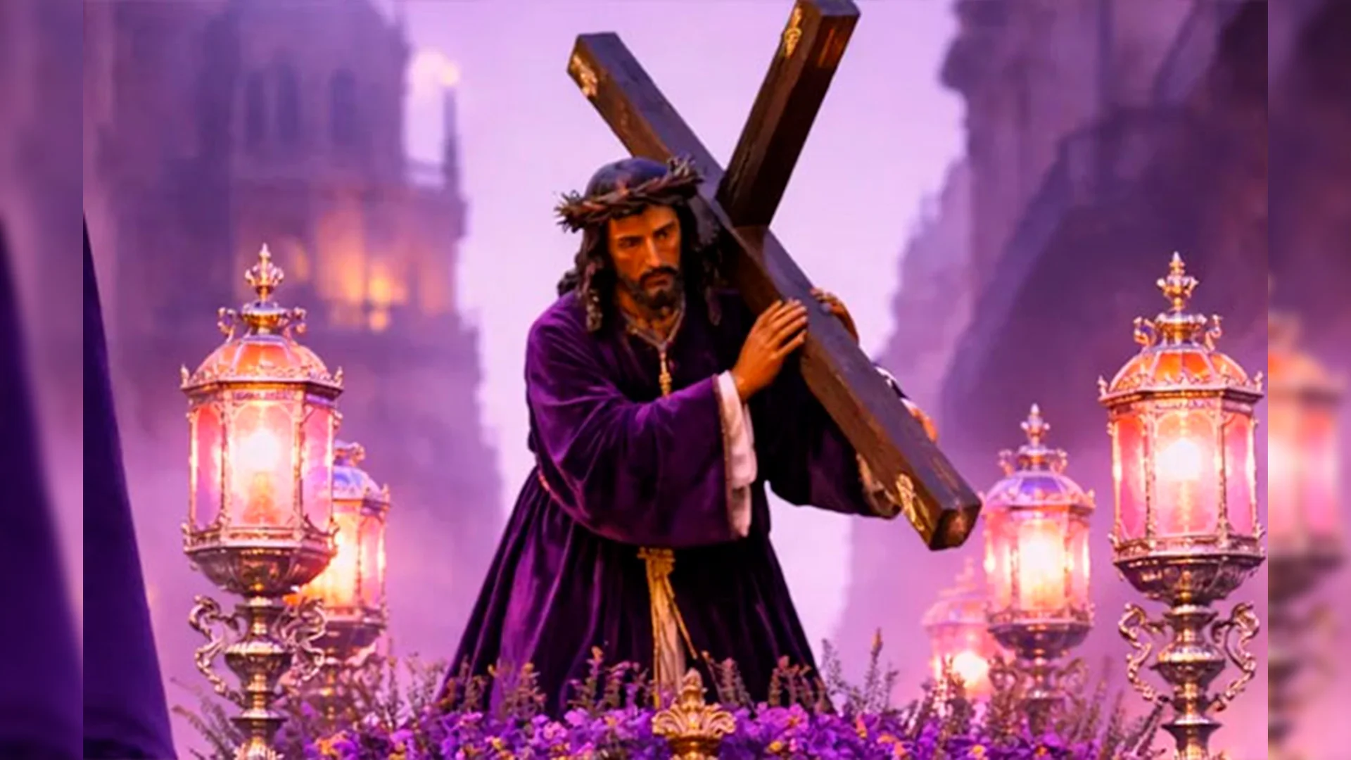 Durante las celebraciones de Semana Santa, uno de los colores que más llama la atención en templos, vestimentas y decoraciones religiosas es el morado.