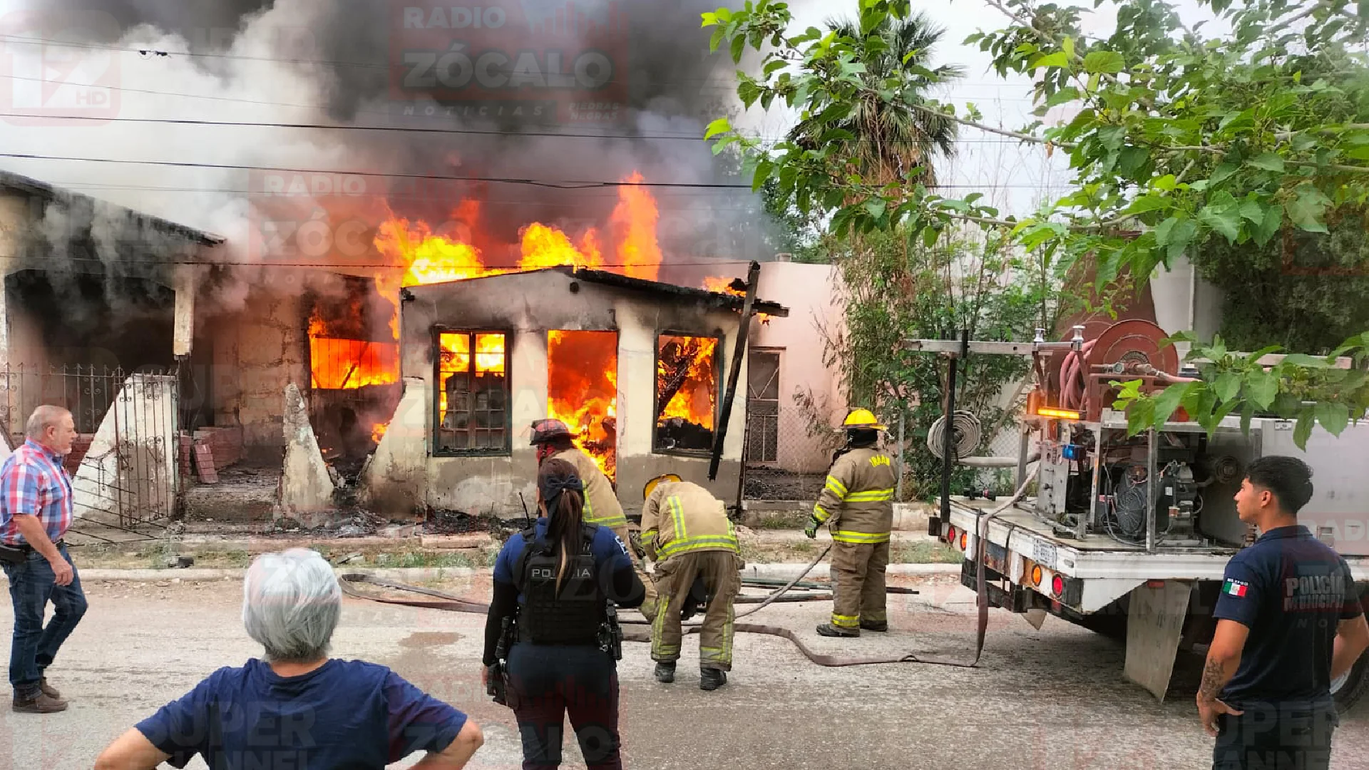 Se registra segundo incendio en predio abandonado en la colonia Porvenir