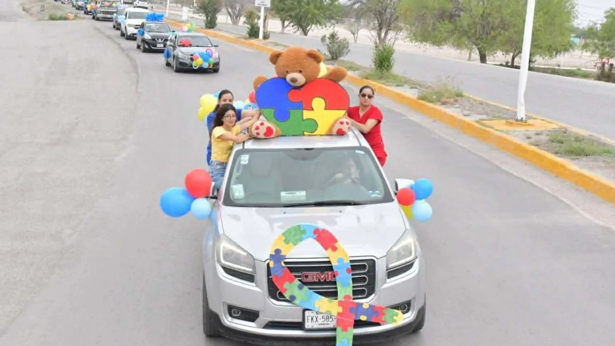 Realizan Caravana de Concientización sobre el Autismo en Nava
