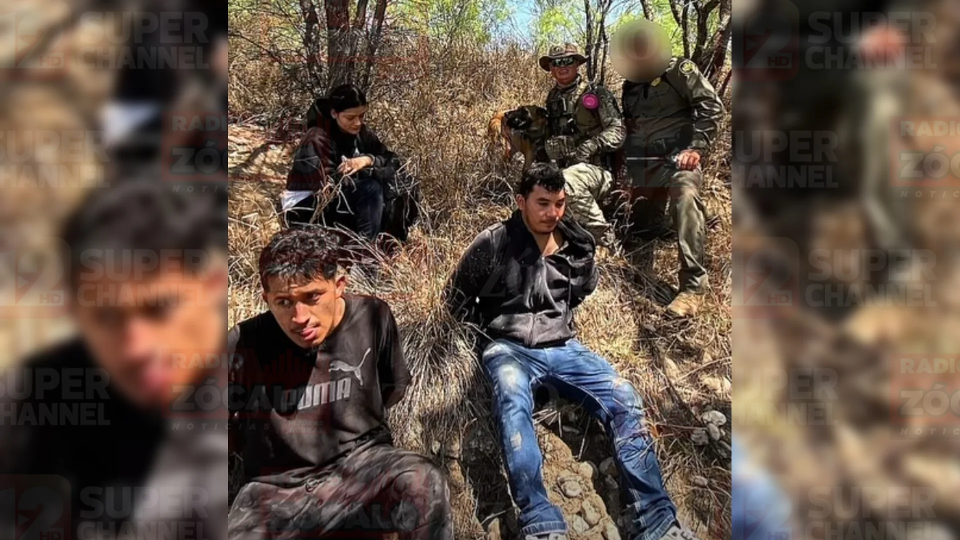 El operativo concluyó tras seguir el rastro del grupo por casi 10 kilómetros