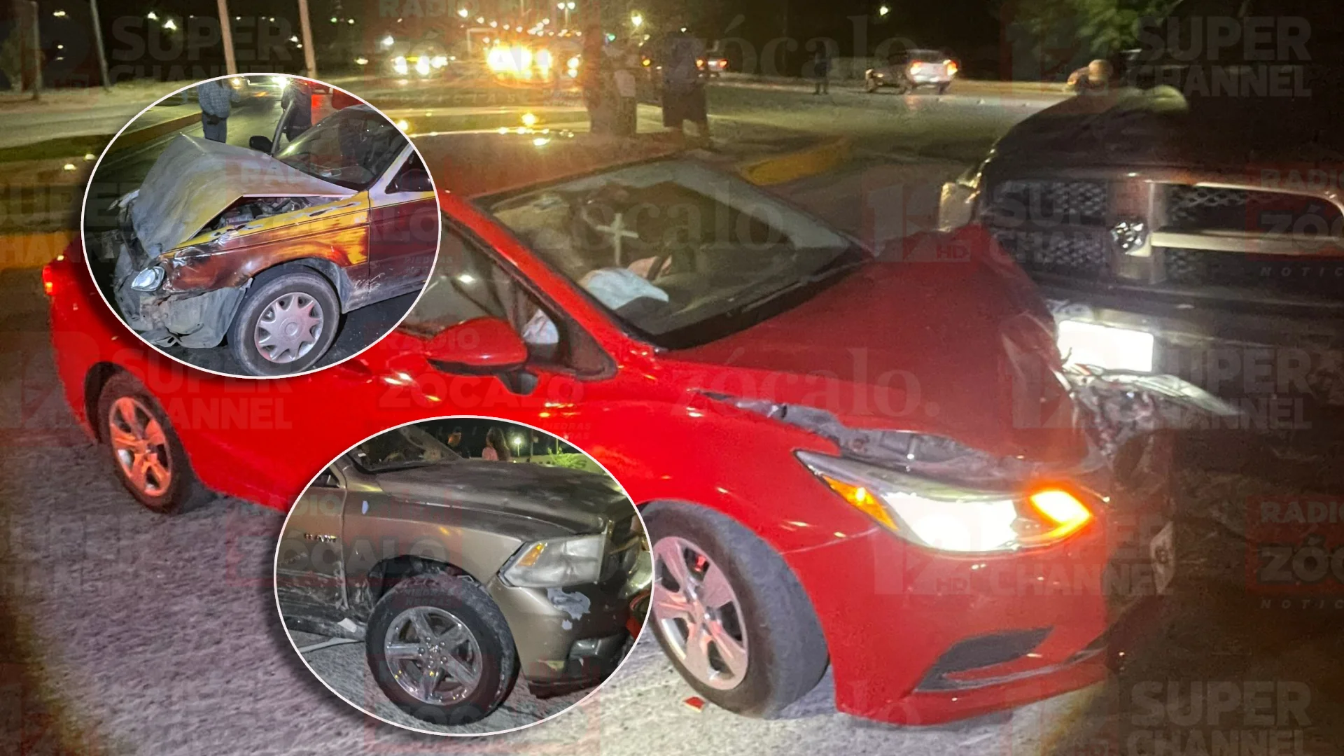 Invade carril y provoca aparatoso choque por “El Caballito”