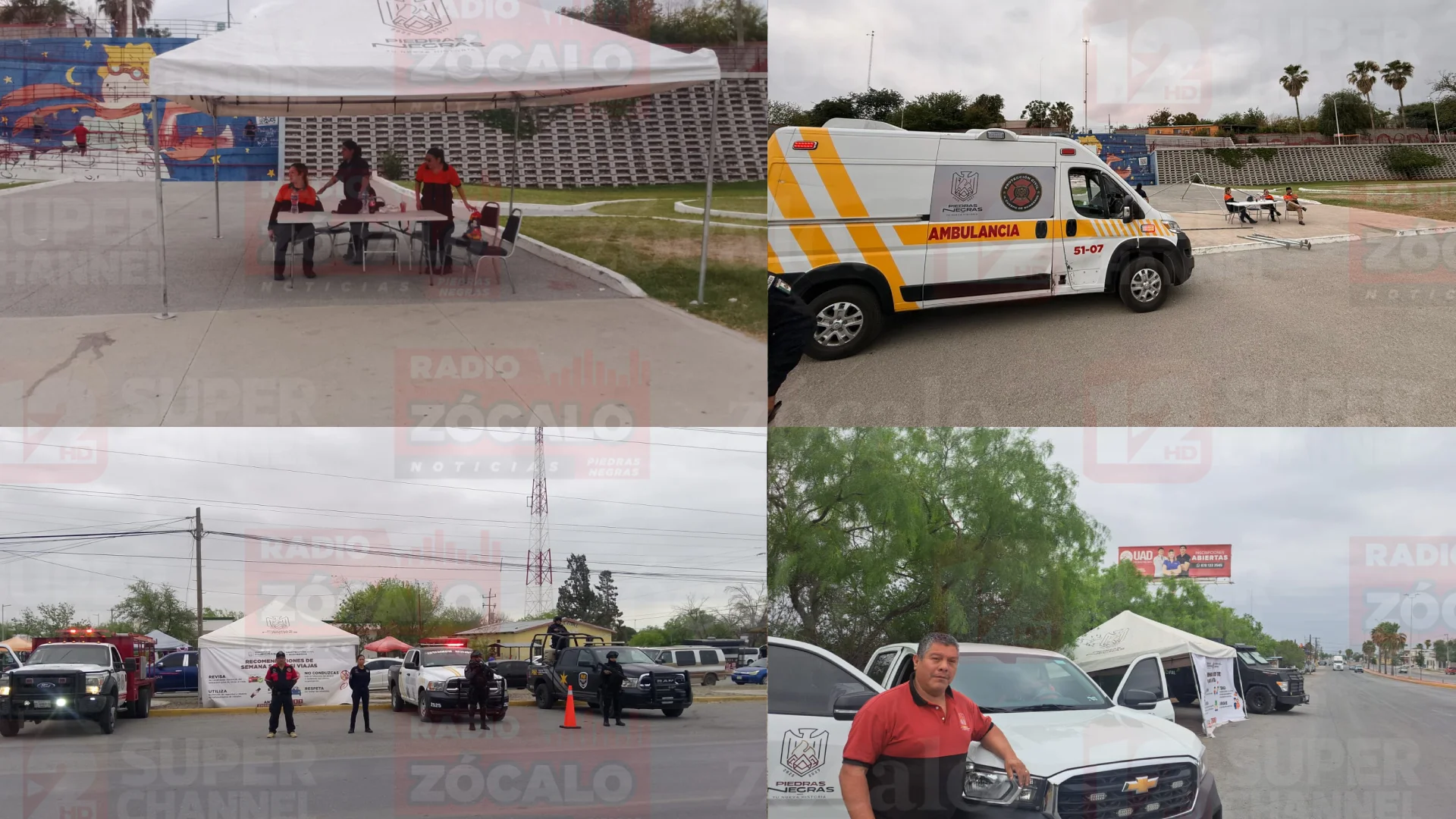 Las autoridades exhortaron a la población a conducir con precaución, evitar la quema de basura y, en caso de acudir a ríos o cuerpos de agua, tomar las debidas medidas de seguridad.