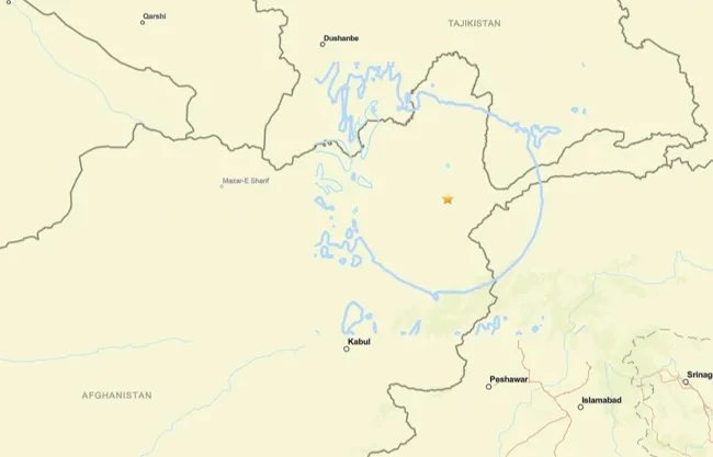 Terremoto de magnitud 5.8 en Afganistán deja al menos ocho muertos y un herido