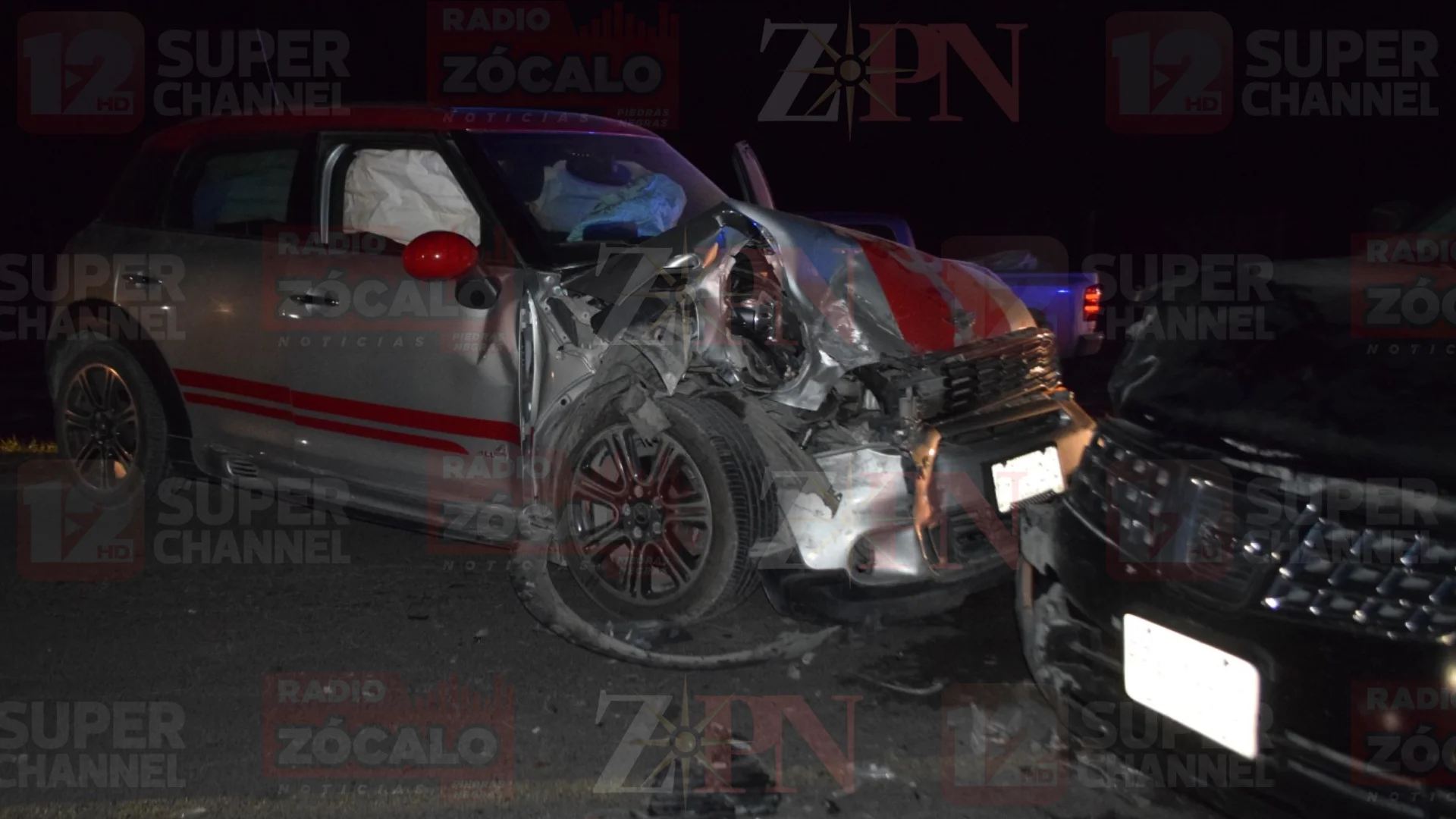 de acuerdo a los afectados, el presunto responsable rebasó en circulación de larga fila de vehículos invadiendo carril y provocando el fuerte accidente.