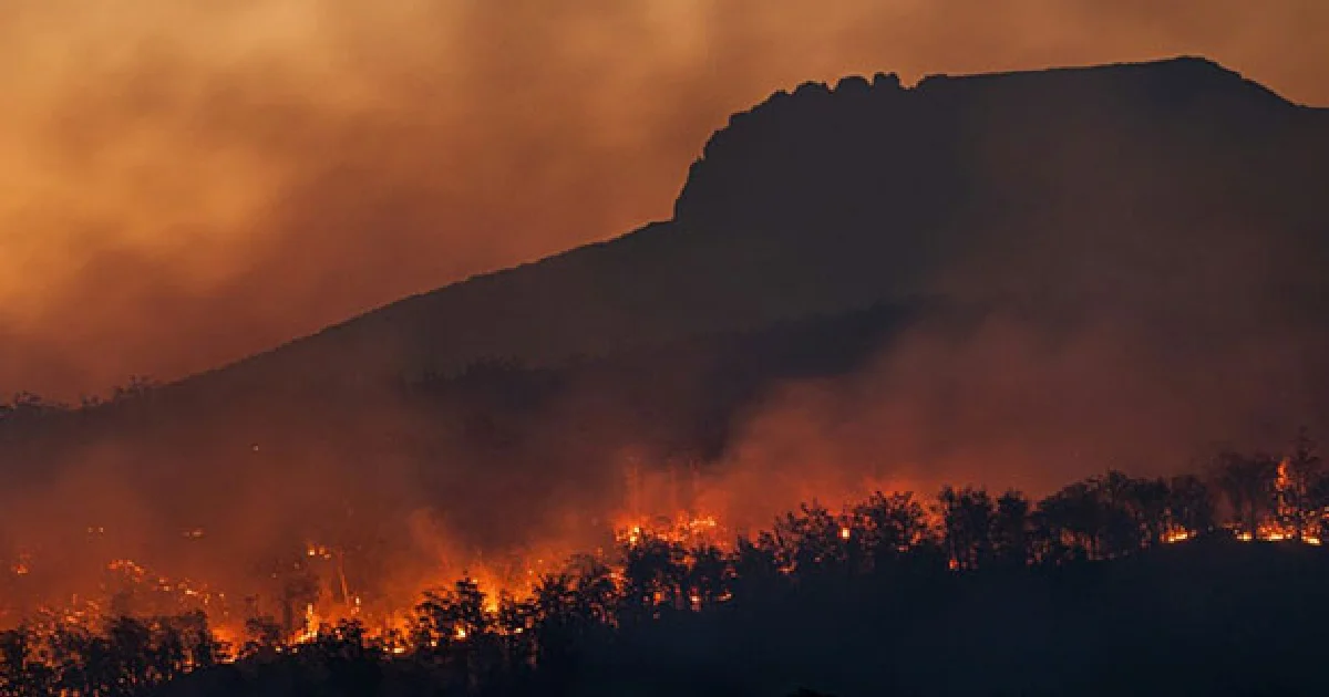 Se registra incendio forestal de gran magnitud en California; alcanza 45% de contención
