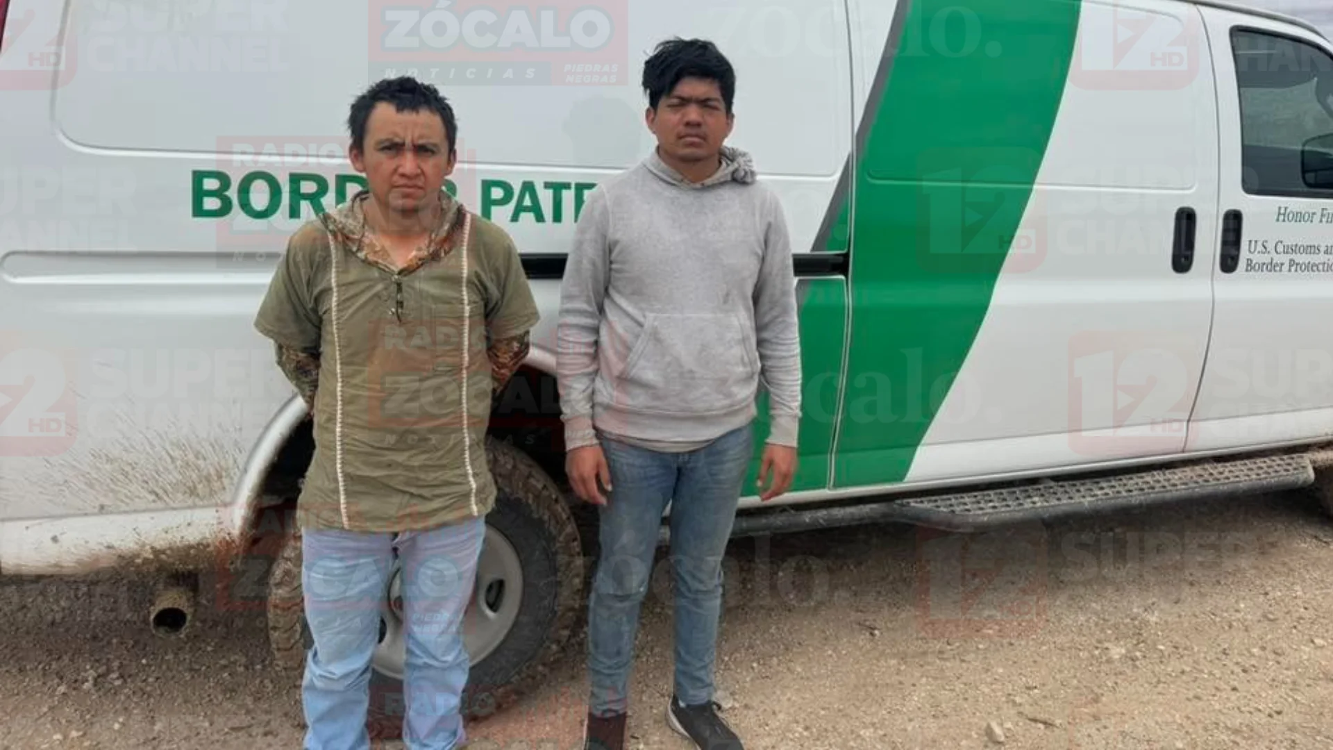 Detienen a dos migrantes en operativo