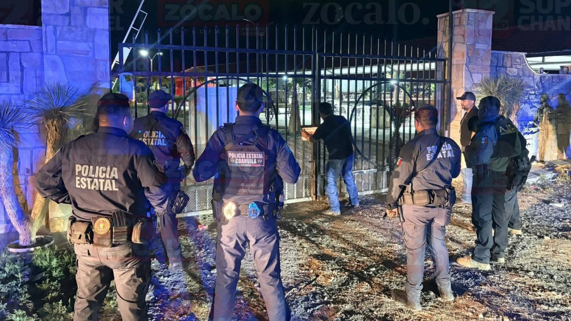 Policía Estatal y Agencia de Investigación Criminal encabezaron el operativo