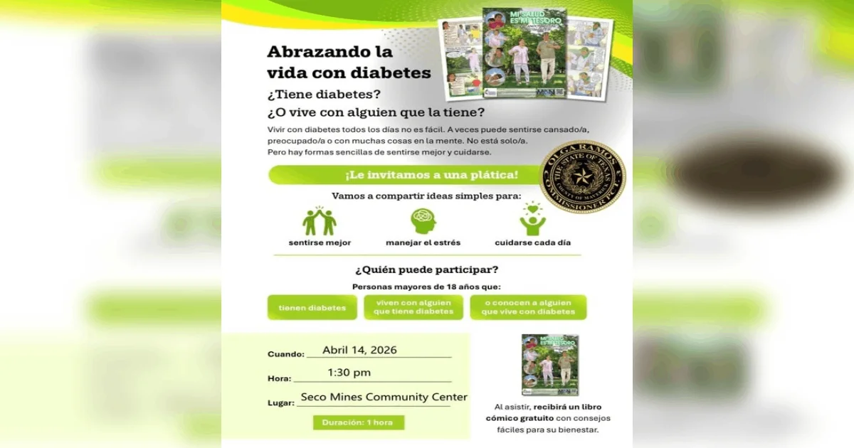 Invita Precinto 3 a plática sobre diabetes