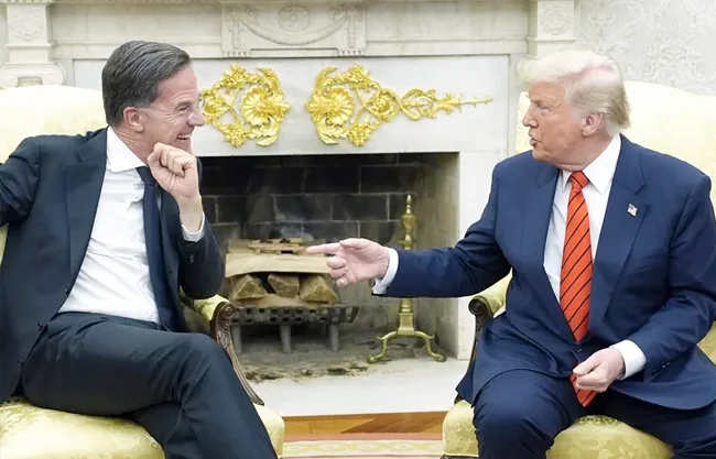 El secretario general añadió que el hecho se volvió viral porque Trump lo tomó con humor e hizo camisetas.