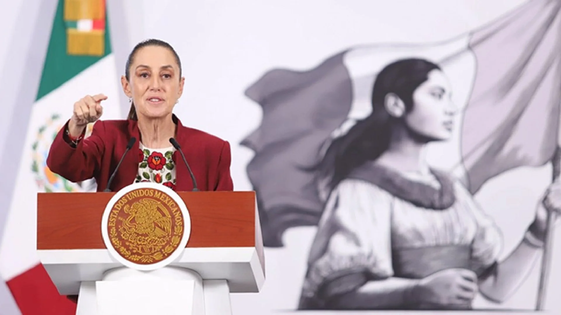 La presidenta mencionó que la estrategia para contener la plaga ha dado resultados, por lo que autoridades estadunidenses plantean una reapertura